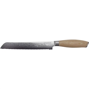 Mareld Akio Japanese Bread Knife 20 cm Light Wood