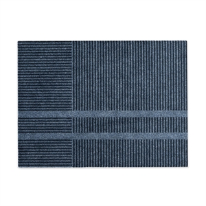 Heymat Løype Doormat 85x115 Stormy Blue