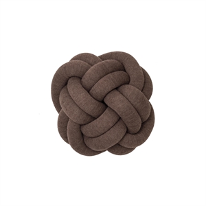 Design House Stockholm Knot Cushion Brown