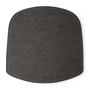 Design House Stockholm Wick Chair Seat Cushion Anthracite Felt