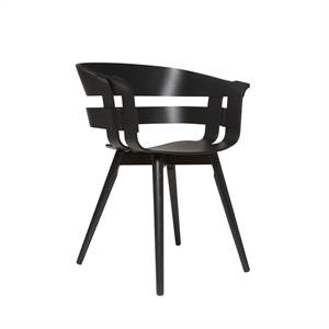 Design House Stockholm Wick Dining Chair Black Oak