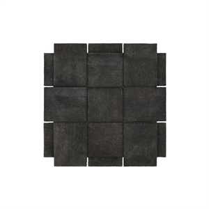 Design House Stockholm Basket Carpet 180x180 cm Dark Gray