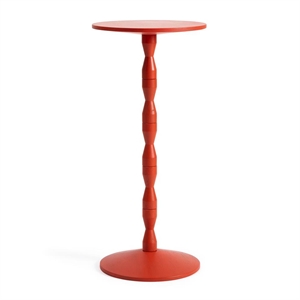 Design House Stockholm Pedestal Side Table Red