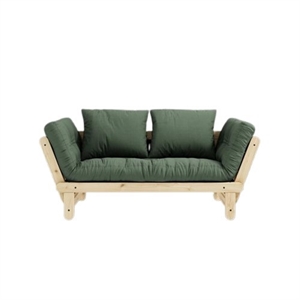 Karup Beat Sofa With Mattress 756 Olive Green/Raw