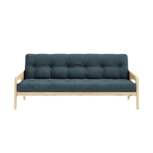 Karup Grab Sofa With 5-Layer Mattress Petrol Blue/Raw