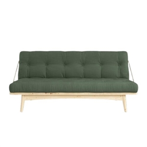 Karup Folk Sofa With 5-Layer Mattress 756 Olive Green/Raw