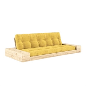Karup Base Sofa Bed With Side Box & 5-Layer Mattress Clear/ Honey