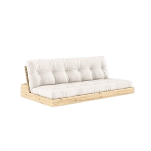 Karup Base Sofa Bed With 5-Layer Mattress Clear/Natural