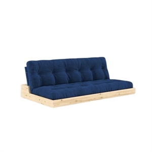 Karup Base Sofa Bed With 5-Layer Mattress Cobalt Blue/Royal Blue