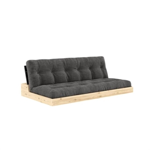Karup Base Sofa Bed With 5-Layer Mattress Black Night/Coal