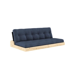 Karup Base Sofa Bed With 5-Layer Mattress Black Night/Navy