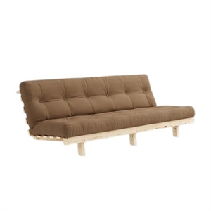 Karup Lean Sofa Bed With Alpha Mattress 130x200 Mocca/Raw