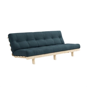 Karup Lean Sofa Bed With Alpha Mattress 130x200 Petroleum/Raw