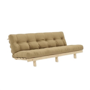 Karup Lean Sofa Bed With Alpha Mattress 130x200 Wheat Beige/Raw
