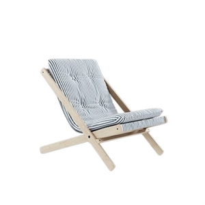 Karup Boogie Armchair with Mattress 611 Beach Blue/Raw Beech