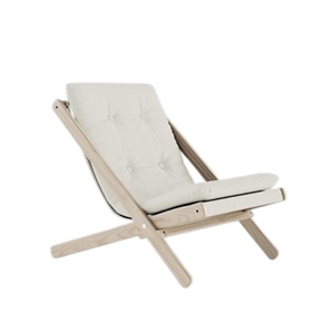 Karup Boogie Armchair M. Mattress 701 Natural/Raw Beech