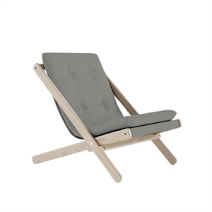 Karup Boogie Armchair M. Mattress 746 Grey/Raw Beech