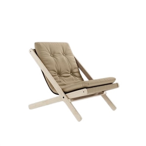 Karup Boggie Armchair with Mattress Outdoor 402 White/Oiled Beech