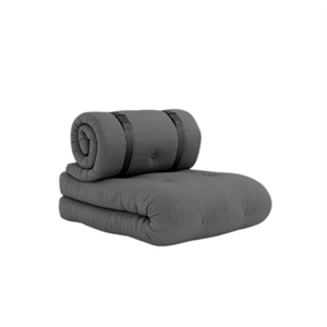 Karup Buckle-Up Armchair M. Mattress & Belt Outdoor 403 Dark Grey/ Black