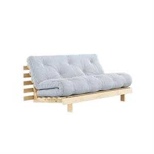 Karup Roots Sofa Bed With Mattress 160x200 Raw/Beach Blue