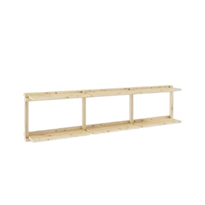 Karup Groove Wide Shelving Unit Raw