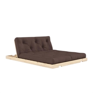 Karup Flip Sofa Bed With Mattress 140x200 Brown/Raw