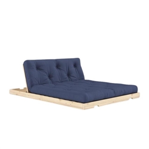 Karup Flip Sofa Bed With Mattress 140x200 Navy/Raw