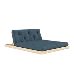 Karup Flip Sofa Bed With Mattress 140x200 Petroleum/Raw