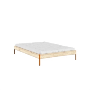 Karup Core Bed Frame 140x200 Raw/Solar Orange