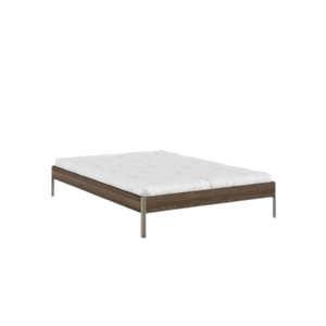 Karup Core Bed Frame 140x200 Carob Brown/Sage Green