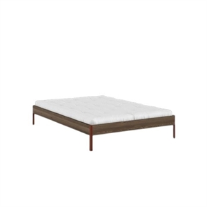 Karup Core Bed Frame 140x200 Carob Brown/Terra Red