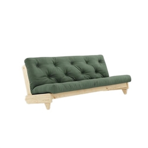 Karup Fresh Sofa With Mattress 756 Olive Green/Raw