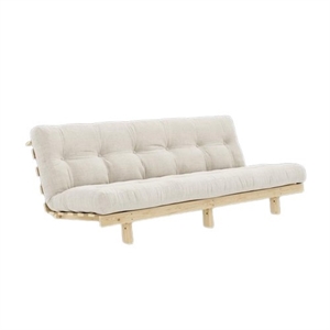 Karup Lean Sofa Bed With Alpha Mattress 130x200 Ivory/Raw
