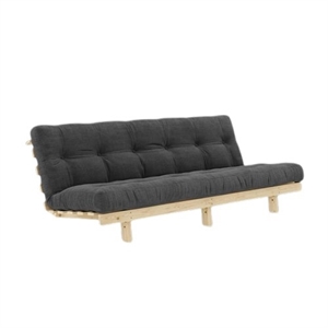 Karup Lean Sofa Bed With Alpha Mattress 130x200 Charcoal/Raw