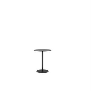 &Tradition In Between SK17 Cafe Table Ø60 Matt Black/ Nano Laminate