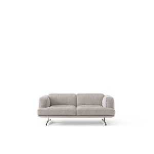 &Tradition Inland AV22 2-Seater Sofa Maple 222/Polished Aluminum