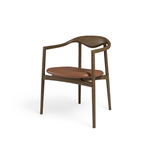 Brdr. Krüger Jari Dining Chair Smoked Oak/Brandy Leather
