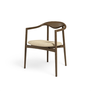 Brdr. Krüger Jari Dining Chair Smoked Oak/Cream 0019