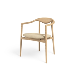 Brdr. Krüger Jari Dining Chair Oak/Cream 0019