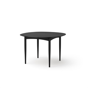 Brdr. Krüger Jari Dining Table Ø120 Ash Wood Black Lacquered