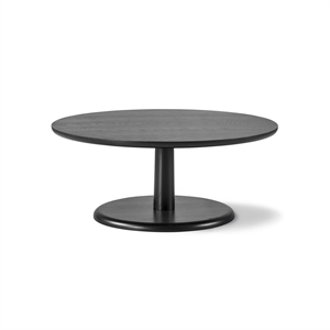 Fredericia Furniture Pon Coffee Table Black Lacquered Oak Ø90 cm