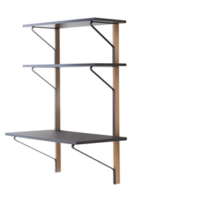 artek Kaari REB 013 Wall Shelf With Desk Black