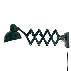 Fritz Hansen Kaiser Idell 6718-W Wall Lamp Bespoke Green/ Brass - Exclusive Edition