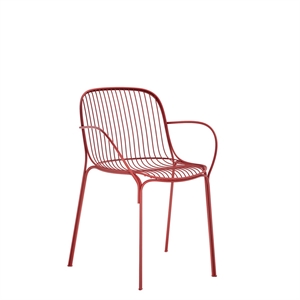 Kartell Hiray Dining Chair with Armrests Bordeaux