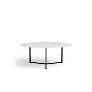 Karakter The Hess Dining Table Ø160 Black/ Ibiza Marble