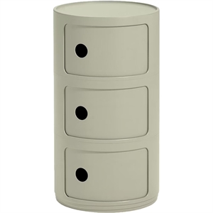 Kartell Componibili 3 Cabinet Special Edition Matt Green