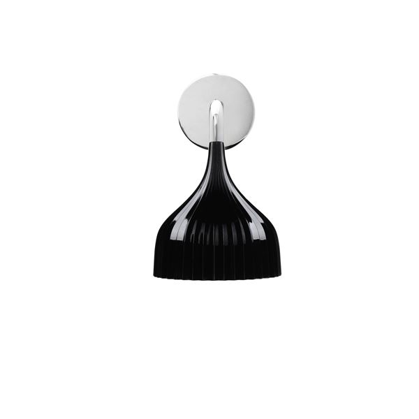 kartell black lamp