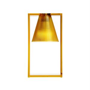 Kartell Light-Air Table Lamp Sculpted Amber
