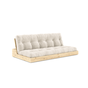 Karup Design Base Sofa Bed With 5-Layer Mattress Clear/Ivory