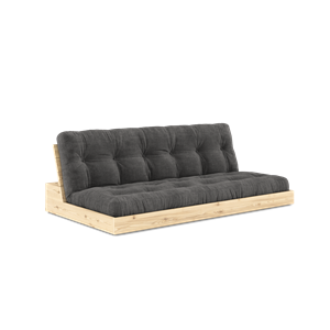 Karup Design Base Sofa Bed With 5-Layer Mattress Clear/Charcoal